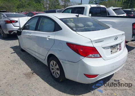2016 Hyundai Accent Se из США, поврежденный, VIN KMHCT4AE1GU115355